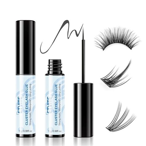 Amazon.com: DIY Cluster Eyelash Glue Black Glue, Super Strong Hold Long ...