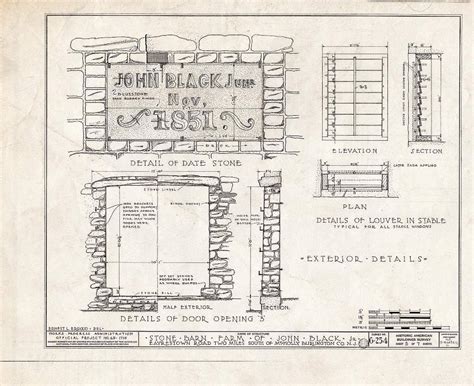 Buy Historic Pictoric : Blueprint HABS NJ,3-EARTO.V,1- (Sheet 5 of 7 ...