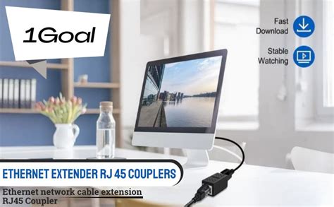 1Goal® RJ45 Coupler, Ethernet Coupler, in Line Coupler for Cat7/Cat6 ...