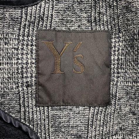 Y’s for men glen check tailored jacket | NOIR ONLINE
