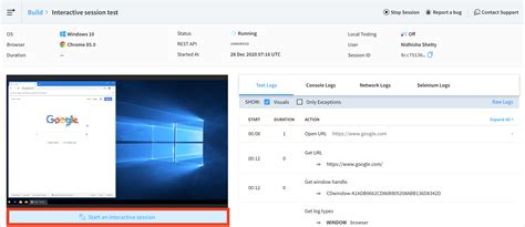 BrowserStack Demo 的图像结果