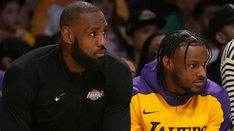 Lebron James and Bronny James make NBA history as father-son duo play ...