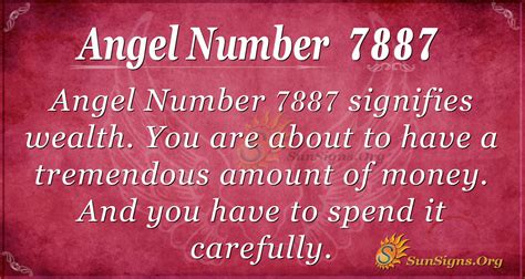 Angel Number 7887 Meaning – Money and Wealth - SunSigns.Org