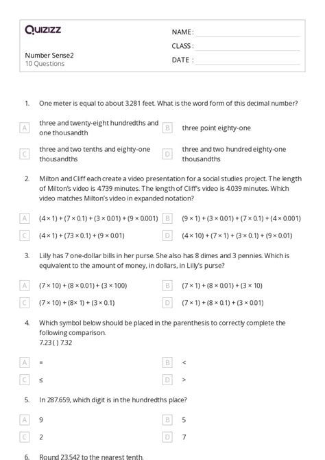 Class 5 Math Problems 的图像结果