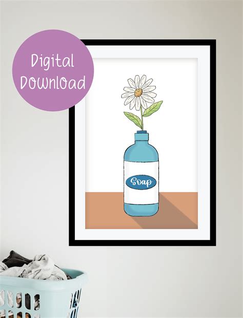 Laundry Bottles Wall Art, Set of 3, PRINTABLE Laundry Room Artwork ...