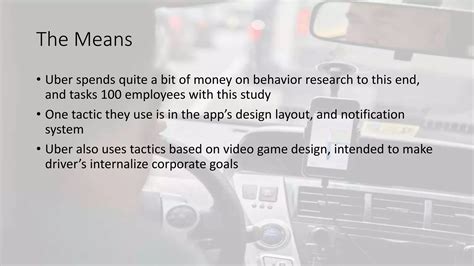 Uber's psychological tricks | PPT