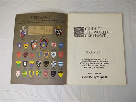 1983 A Guide To The World Of Greyhawk Fantasy India | Ubuy