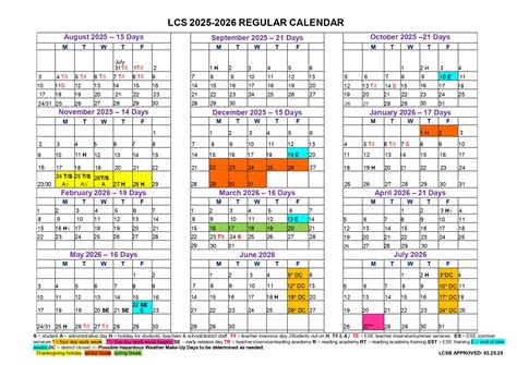 Leon County Schools Calendar 2025-2026 [District Calendar]