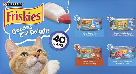 Amazon.com : Purina Friskies Wet Cat Food Variety Pack, Oceans of ...