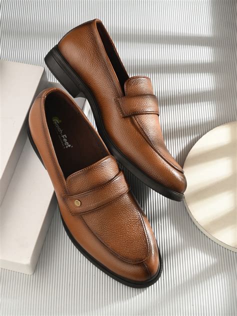 Milo Tan Formal Slip-on Shoes For Men – Fresh Feet