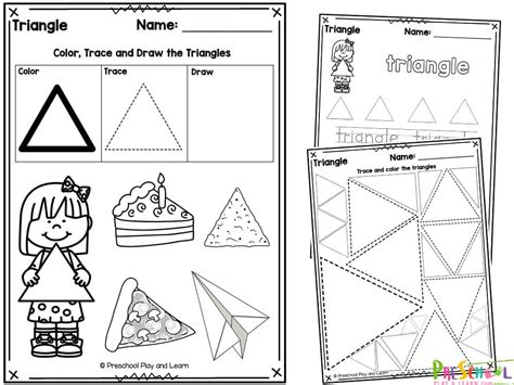 Image result for Triangle Math Worksheets