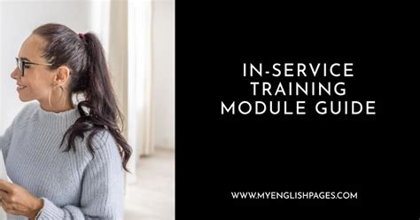 Image result for In Service Training Module