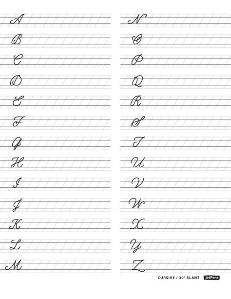 FREE Alphabet Letters in Cursive Worksheets - The Mum Educates ...