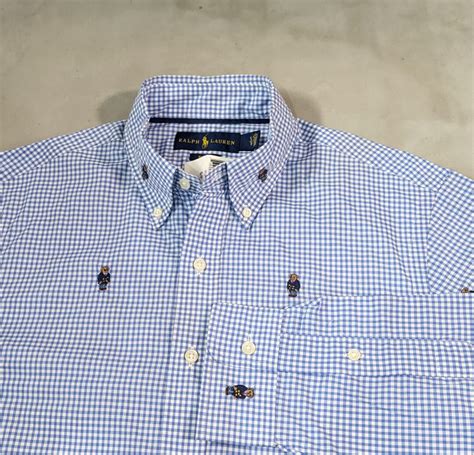 ralph lauren "dead stock" polo bear gingham check shirt 小岩店 | What’z up