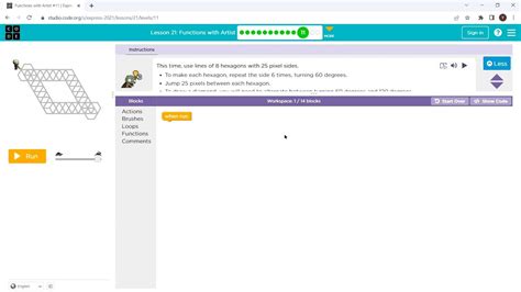 Unit 10 Lesson 11 Code.org 的图像结果