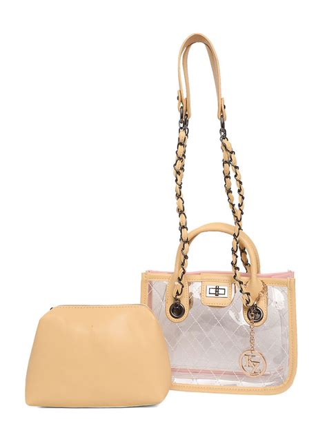 Buy Transparent Mini Bag 118623BEIGENA – KAZO