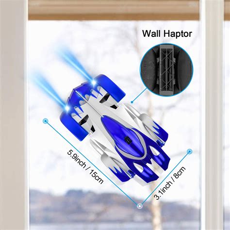 Buy Remote Control Car, Rechargeable Wall Climbing Cars Dual Modes 360 ...