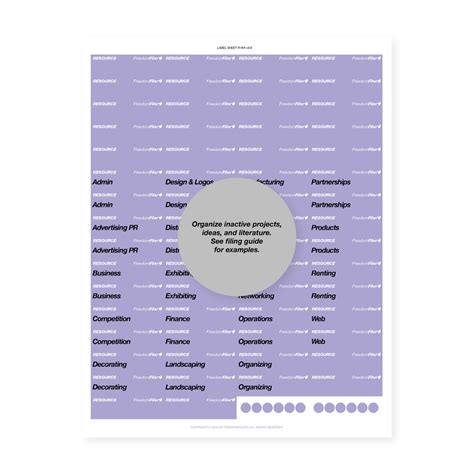 Image result for Filing System Labels