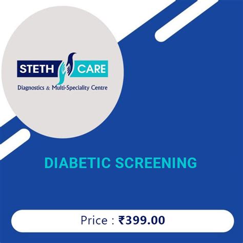 Diabetic Screening - Diabetes test @399 | Stethcare Diagnostics