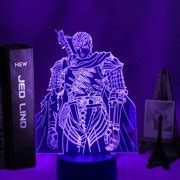 Buy AVEKI-3D Illusion Anime Light Berserk Figure for Fans/Kids Berserk ...
