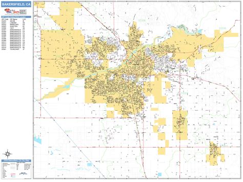 Zip Code Map Bakersfield Ca 93311