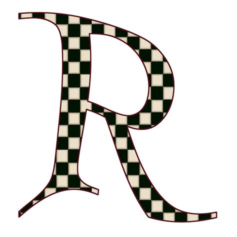 magazine letter r png