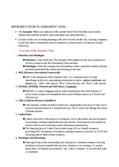 Introduction to Semantic Web: Concepts, Benefits, and Applications ...