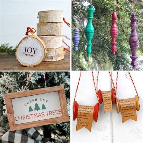 21 DIY Wooden Christmas Ornaments for a Cozy Holiday