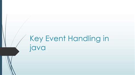 Image result for Key Event Java Algorithm