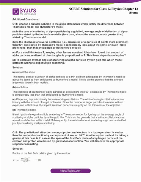 Image result for Physics Class 12 Atoms Tutorial Point