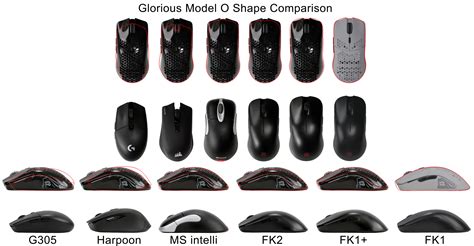 Gaming Mouse Shape Comparison at Randal Canada blog