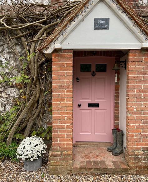Pink Hellebore Front Door Inspiration