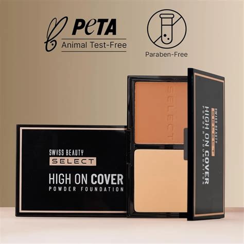 Swiss Beauty Select High On Cover Powder Foundation 5.5g, Shade 02 ...