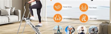 YOGIMOONI Stair Stepper for Home Gym, Vertical Stair Climber Machine ...