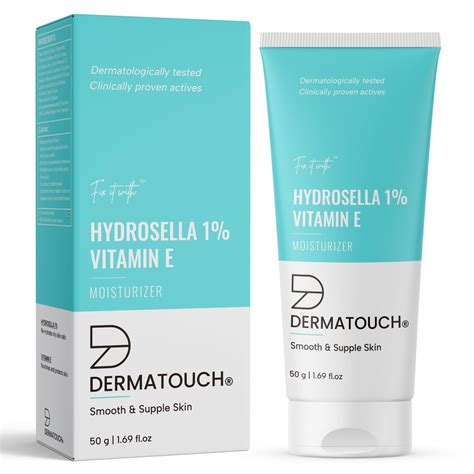 DERMATOUCH Vitamin E Moisturizer for face | Daily moisturizer for body - For all skin type - 50g ...