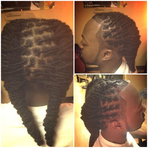 Dread roll on male work done by me | Barrels to the back dreads, Dreads ...