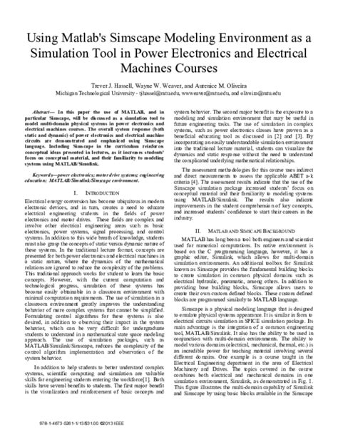 Image result for Simscape Tutorial PDF