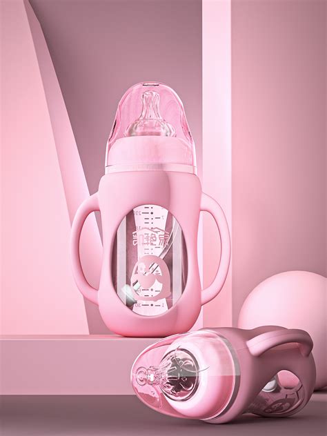 C4D丨一波奶瓶系列产品建模渲染|三维|产品|诗与酒与人生 - 原创作品 - 站酷 (ZCOOL)