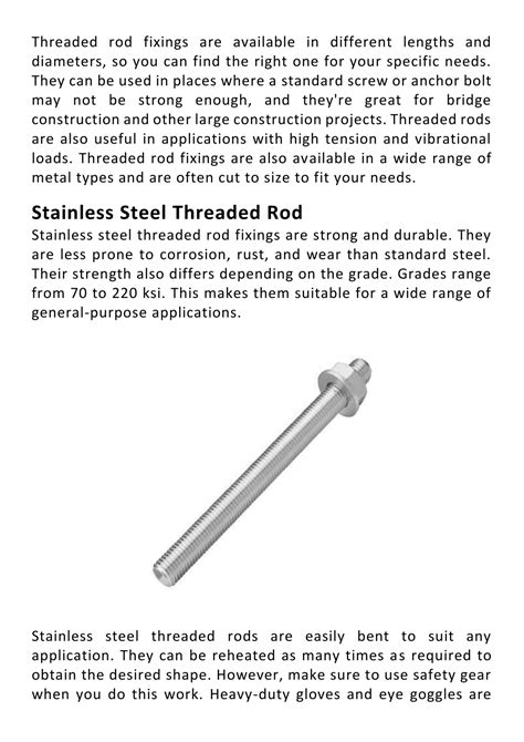 Image result for Threaded Rod Application