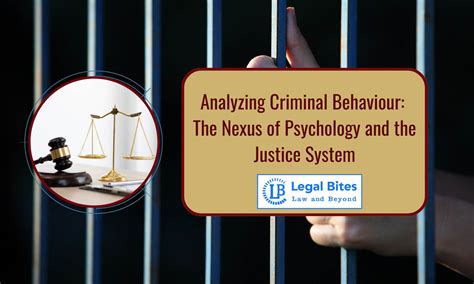 Analyzing Criminal Behaviour: The Nexus of Psychology and the Justice ...
