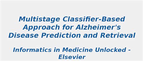 Best Research Topic in Multistage classifier-based approach for ...