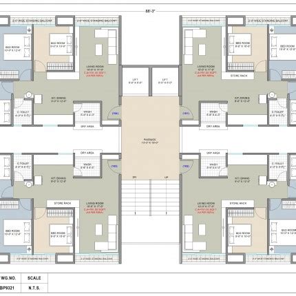 Organised Residence Layout Design