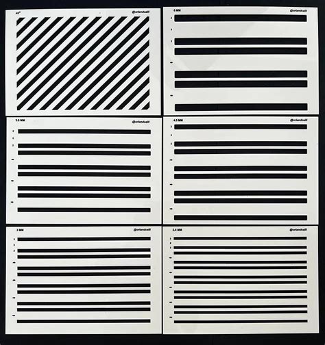 Gothic stencil set – Oriandcalli