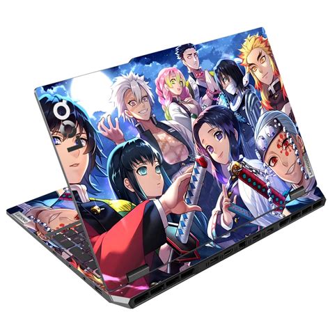 Demon Slayer Hashira Night Group Portrait Laptop Skin | 3D Embossed 3M ...