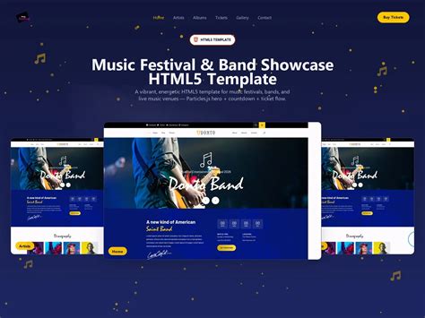 12+ Music Band Website Templates