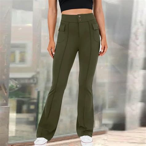 Gubotare High Waisted Work Pants for Women Business Casual Office Dress ...