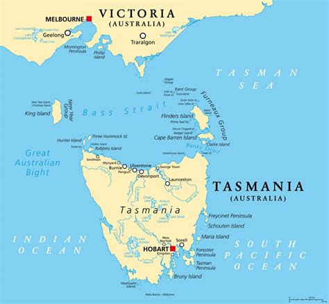 Map Of Tasmania And New Zealand at Tristan Wilkin blog