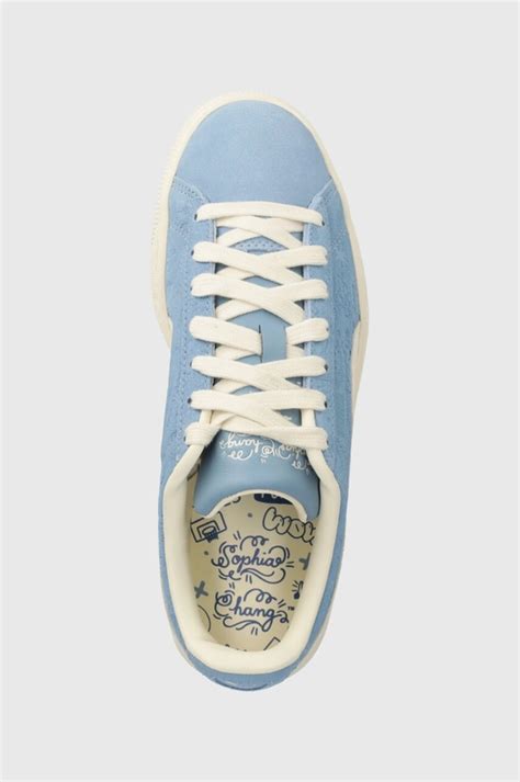 Puma sneakersy zamszowe PUMA X SOPHIA CHANG kolor niebieski 396045 ...