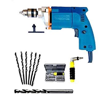 Dee Power Powerful Electric Drill Machine 10Mm With + 6Hss & 1 Masonry ...