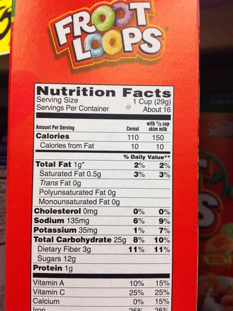 How Many Calories Does Froot Loops Have - House for Rent